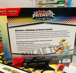 Pokemon Prismatic Evolutions Poster Collection Box SEALED SV PRE TCG New - Image 2