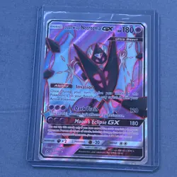 Pokemon Dawn Wings Necrozma GX 143/156 Ultra Prism Ultra Rare Full Art Holo - Image 2