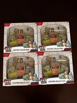 Pokemon TCG Scarlet & Violet - 151 Poster Collection Box - Lot Of 4 Sealed - Image 1