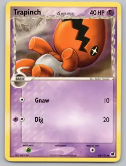 Trapinch 68/101 Common Dragon Frontiers Pokemon Lightly Played - Image 1