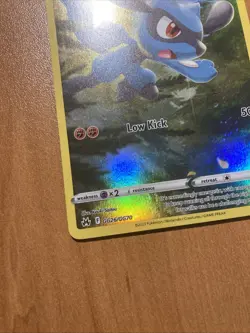 Pokemon TCG Riolu GG26/GG70 Crown Zenith Galarian Gallery Holo Fast Shipping NM - Image 2