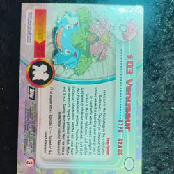 Topps Pokemon TCG Venusaur #03 TV Animation Edition Holo Rare EN 1998 - Image 2