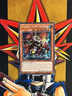 MP23-EN063 Therion "King" Regulus Secret Rare 1st Edition NM Yugioh Card - Image 1