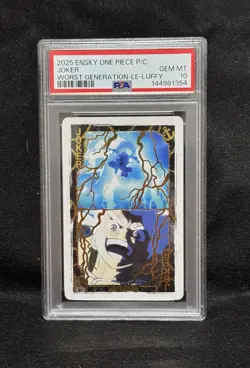 PSA 10 Ensky One Piece Joker Luffy Worst Generation Card 2025 GEM MT - Image 2