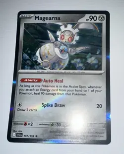 Pokemon Magearna Rare Holo Basic Ability 90 HP 107/159 Sv09 Journey Card - Image 1