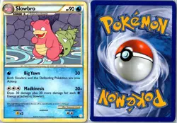 Pokemon Card - Slowbro 52/123 HeartGold & SoulSilver Uncommon Heavily Played - Image 3