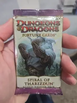 DUNGEONS AND DRAGONS FORTUNE CARDS SPIRAL OF THARIZDUN BOOSTER PACK New *Sealed* - Image 1