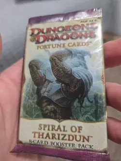 DUNGEONS AND DRAGONS FORTUNE CARDS SPIRAL OF THARIZDUN BOOSTER PACK New *Sealed* - Image 4