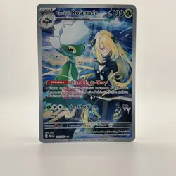 Pokemon Cynthia's Roserade Illustration Rare Holo Sv10 184/182 HP130 2025 - Image 1
