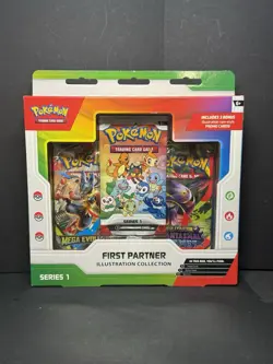 Pokemon TCG First Partner Illustration Collection Series 1 New Sealed - Image 1