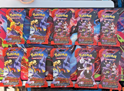 Pokemon TCG: Destined Rivals 10 Sleeved Booster Packs - Image 1