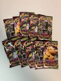 10x Pokemon TCG Vivid Voltage Booster Packs Lot Of 10 Brand New Sealed - Image 1