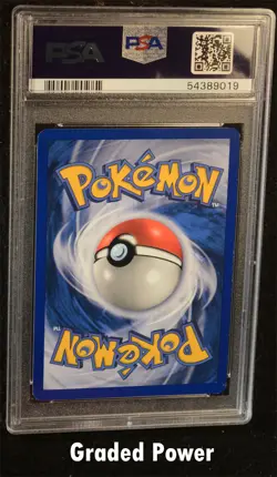Pokemon Base Set Unlimited Shadowless Magmar SHADOWLESS PSA 8 (9019) #36 - Image 2
