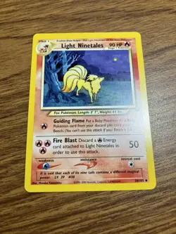 Pokemon Light Ninetales 50/105 Neo Destiny Uncommon Unlimited WOTC - Image 2