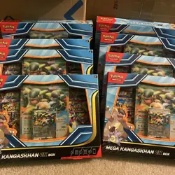Lot of 8 - Pokemon TCG Mega Kangaskhan ex Collection Boxes - Factory Sealed - Image 1