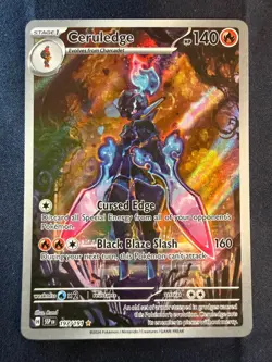 Ceruledge 197/191 Illustration Rare Surging Sparks Pokemon NM/M - Image 1