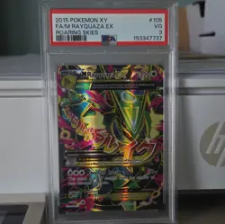 Pokemon XY Roaring Skies M Rayquaza EX Full Art Holo 105/108 PSA 3 EN - Image 2