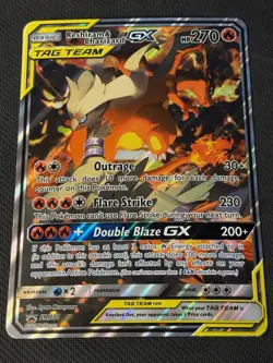 Reshiram & Charizard GX - SM201 - Jumbo Oversized Pokemon - MP - Image 1