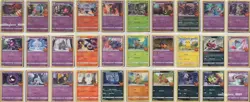 POKEMON BOOSTER BUNDLE HALLOWEEN TRICK OR TRADE 2022 COMPLETE 30 CARD MASTER SET - Image 1