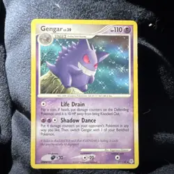 Pokemon Gengar 27/130 Diamond and Pearl Rare Holo 2007 110 HP English TCG - Image 1