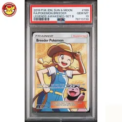 PSA 10 Breeder Pokemon 189 SR Pokemon TCG Legends Awakened Set B Full Art - Image 1