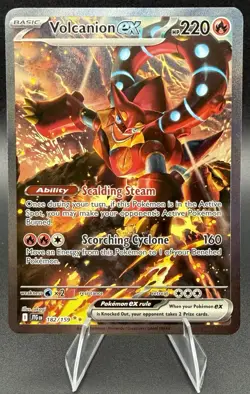 Pokemon - Volcanion ex 182/159 Sv09: Journey Together SIR - NM - Image 1