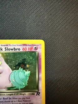 Pokemon Dark Slowbro Holo - HP - 12/82 Team Rocket WOTC 1999-2000 - Unlimited - Image 2