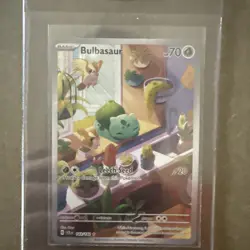 Bulbasaur 143/142 Illustration Rare Stellar Crown Pokemon - Image 1