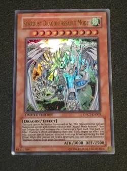 Yu-Gi-Oh! Stardust Dragon/Assault Mode DPCT-EN003 Ultra Rare LP - Image 1
