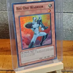 Yu-Gi-Oh! Big One Warrior DP10-EN015 Unlimited Super Rare MP - Image 1