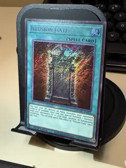 Yugioh Illusion Gate MZMU-EN023 Secret Rare 1st Edition Mint Condition - Image 2