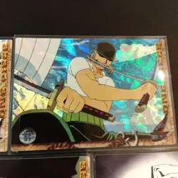 Zoro Rare Scarce Hologram Amada Sticker Collection ONE PIECE JP NM Trading Card - Image 5