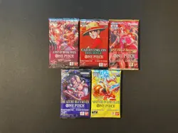 ONE PIECE HEROINES EDITION SEALED PACK + 4 BONUS PACKS SEE DESCRIPTION - Image 1