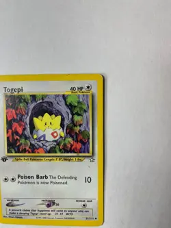 Togepi 51/111 1st Edition Pokemon Card Neo Genesis - Image 4