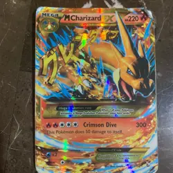 M Charizard EX (Y) (Secret) 107/106 Flashfire Holo Pokemon Card TCG - Image 1