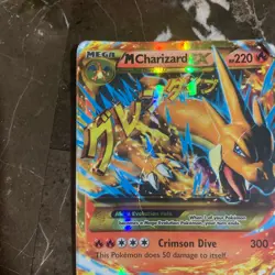 M Charizard EX (Y) (Secret) 107/106 Flashfire Holo Pokemon Card TCG - Image 3