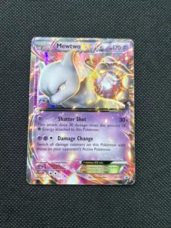 Pokemon TCG Mewtwo EX XY107 Promo Card - Image 1