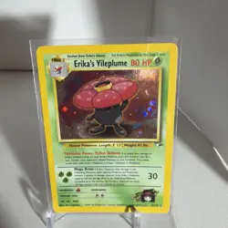 2000 Pokemon ERIKA'S VILEPLUME Gym Heroes HOLO RARE Unlimited Edition Card 5/132 - Image 1