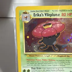 2000 Pokemon ERIKA'S VILEPLUME Gym Heroes HOLO RARE Unlimited Edition Card 5/132 - Image 4