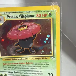 2000 Pokemon ERIKA'S VILEPLUME Gym Heroes HOLO RARE Unlimited Edition Card 5/132 - Image 5