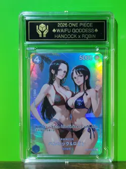 BOA HANCOCK x NICO ROBIN Waifu Goddess Card CUSTOM MADE Black Label - Image 2