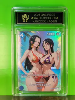 BOA HANCOCK x NICO ROBIN Waifu Goddess Card CUSTOM MADE Black Label - Image 3