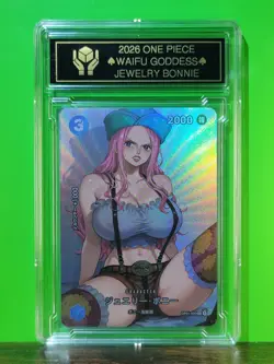 JEWELRY BONNIE One Piece Waifu Goddess Card CUSTOM MADE Black Label - Image 1