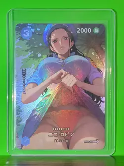 NICO ROBIN Waifu Goddess Prismatic Refractor Card CUSTOM MADE - Image 1