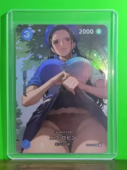 NICO ROBIN Waifu Goddess Prismatic Refractor Card CUSTOM MADE - Image 2