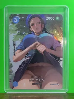 NICO ROBIN Waifu Goddess Prismatic Refractor Card CUSTOM MADE - Image 3