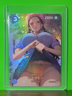 NICO ROBIN Waifu Goddess Prismatic Refractor Card CUSTOM MADE - Image 4