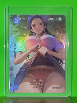 NICO ROBIN Waifu Goddess Prismatic Refractor Card CUSTOM MADE - Image 5
