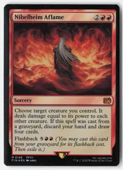 Nibelheim Aflame #146 (Foil) (NM) Final Fantasy FIN Magic MTG - Image 1