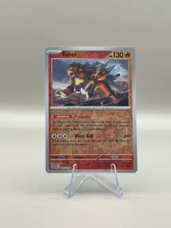 ENTEI #030/197 POKEMON Obsidian Flames (Reverse Holo, NM) ENGLISH - Image 1